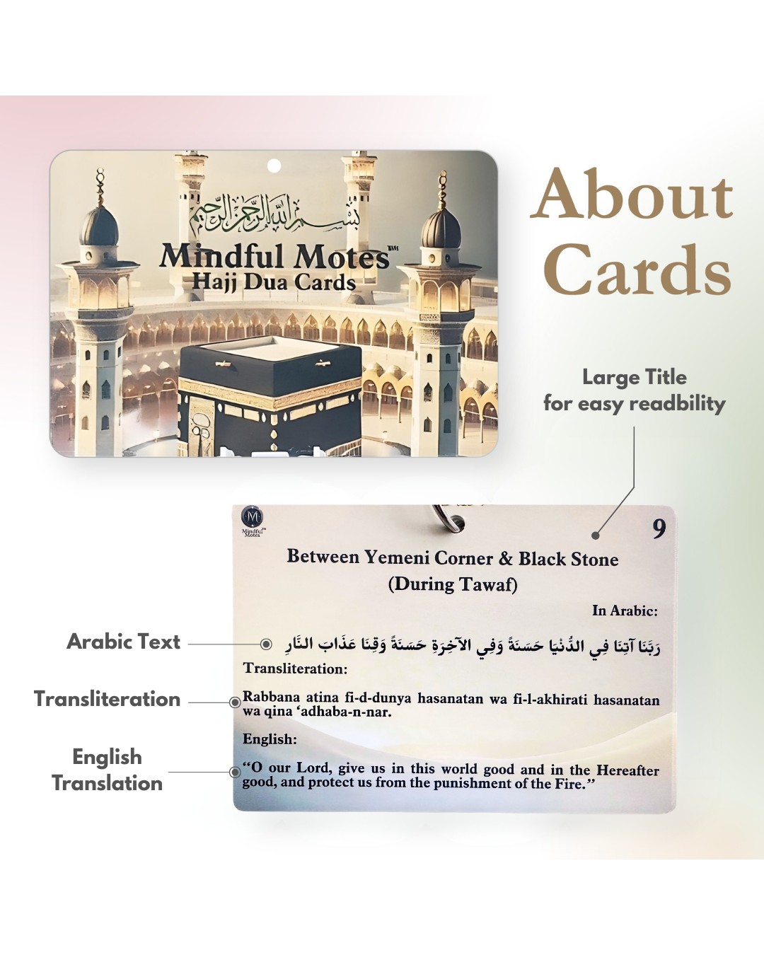 Hajj Dua Cards